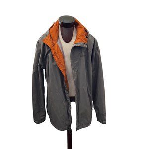 Columbia Lightweight Hooded Windbreaker Long‎ Sleeve Zip Jacket Size XXL Active